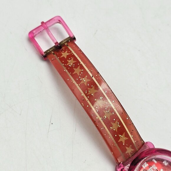 Powerpuff Girls Analog Watch For Kids Pink Red Star Strap Vintage READ ME - Picture 4 of 8